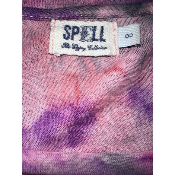 RARE SPELL DESIGNS & THE GYPSY COLLECTIVE HANALEI TIE DYE COWRIE SHELL TANK - Picture 13 of 16